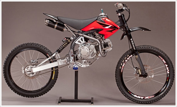 Motoped – the DIY cross between a mountain bike and a moped