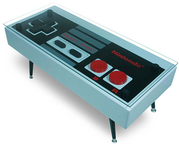 Updated Nintendo Controller Coffee Table – turn every game into two player