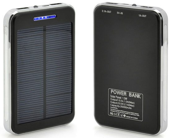 Solar Power Bank – ultra cheap 20000mAh power block will keep your phone or tablet charged for decades [Updated Review]