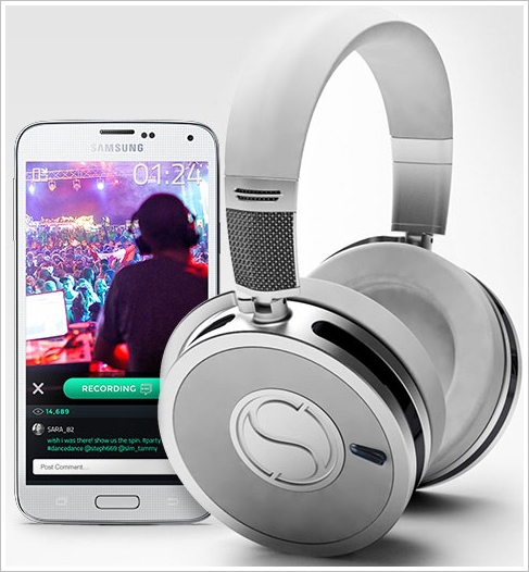 Soundsight Headphones – Bluetooth wireless headphones with an in-built camera, just because they can…?