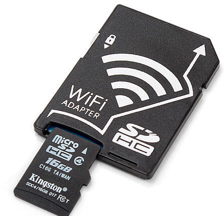 WiFi MicroSD Adapter – turn your humble microSD card into a wireless data superhero