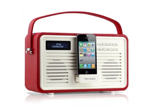 Retro ColourGen DAB Radio and Apple Dock