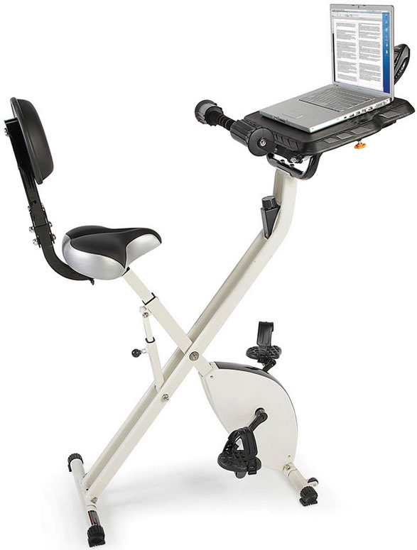 Foldaway Exercise Bicycle Desk – the perfect combination of work, play and fitness