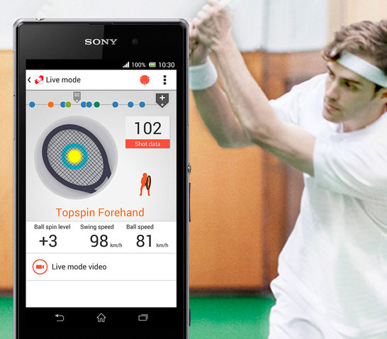Sony Smart Tennis Sensor – your personal pocket-sized tennis coach