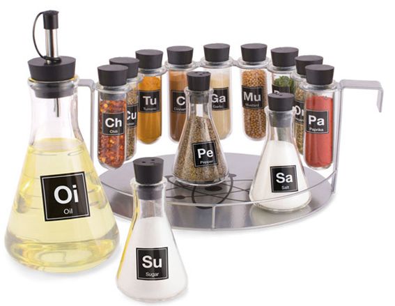 Chemistry Set Spice Rack – time to get all nerdy in the kitchen
