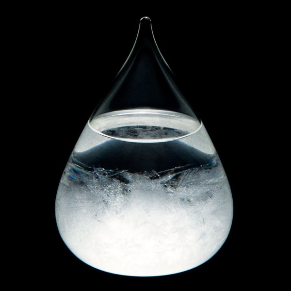 Tempo Drop Mini Weather Forecast Storm Glass – track the weather with style and without an app