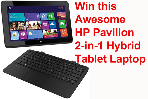 Red Ferret Giveaway 5 – win an awesome HP Pavilion 11 X2 2-in-1 Hybrid Tablet Laptop Computer [Giveaway]