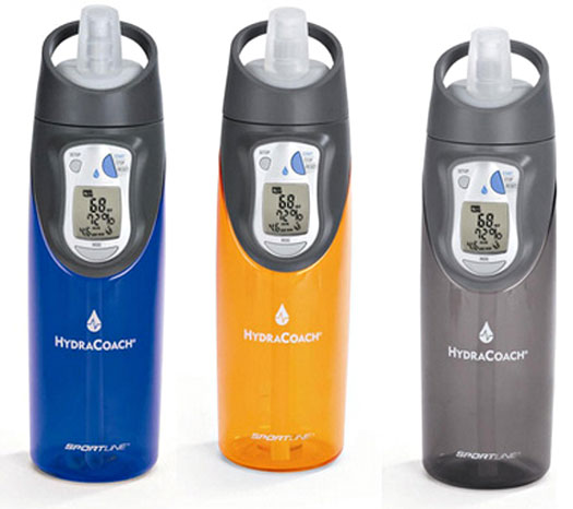 HydraCoach – intelligent water bottle keeps you hydrated and healthy