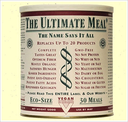 The Ultimate Meal – no synthetics, just some grand old organic nutrition and nourishment at $3 a meal