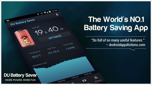 DU Battery Saver – extend your Android phone battery time with this free app [Freeware]