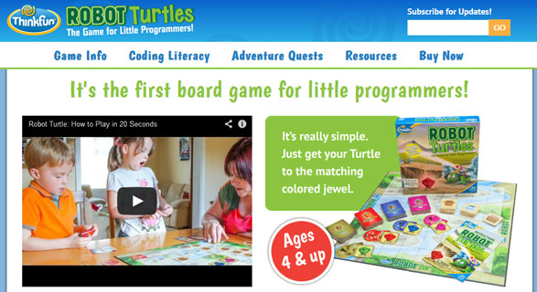 Robot Turtles – teach your kids to code before they learn to read with this game
