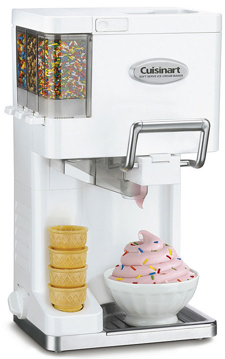 Cuisinart ICE-45 Soft Serve Ice Cream Maker â€“ soft serve on tap, at home, in the tummy…