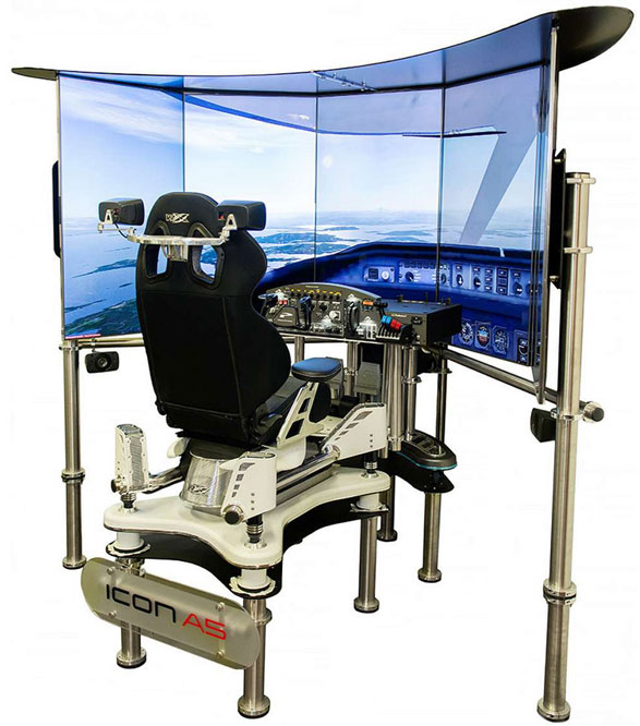 VRX Flight Simulator – the nearest thing to a cockpit in your living room