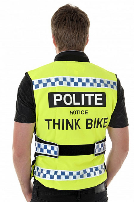POLITE Cycle Waistcoat – protect yourself from crazy car drivers with this cool cycling vest