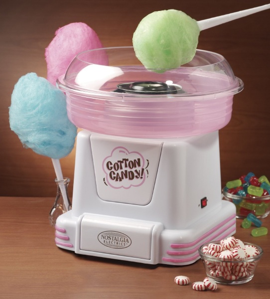Nostalgia Electrics PCM805 Hard & Sugar-Free Candy Cotton Candy Maker – make the carnival treat in your own kitchen