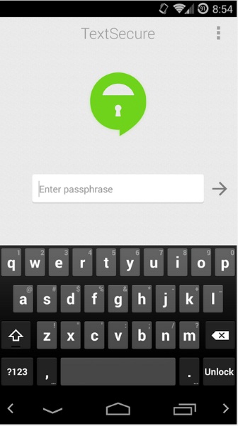 TextSecure Welcome