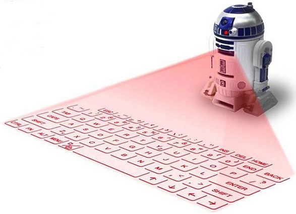 R2D2 Virtual Keyboard – the humble keyboard suddenly gets some Galactic laser beam action