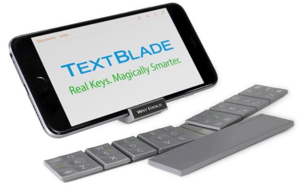 Textblade – a mini keyboard for texting