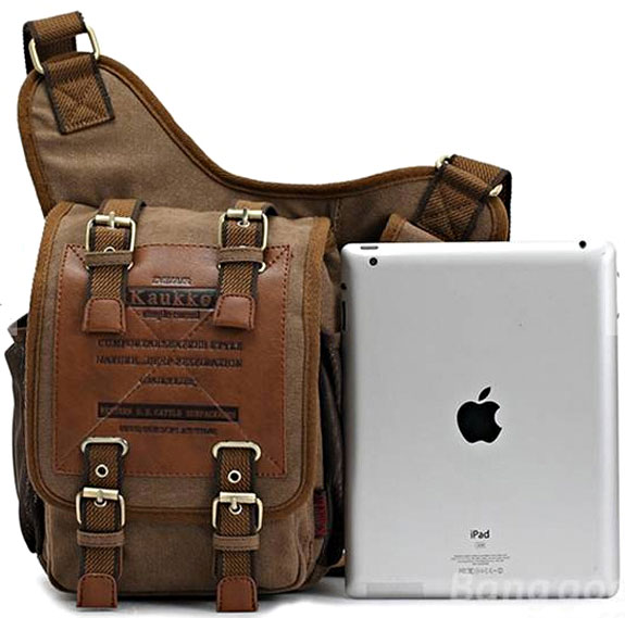 Retro Canvas Gadget Bag – carry your stuff around with a touch of Indiana style
