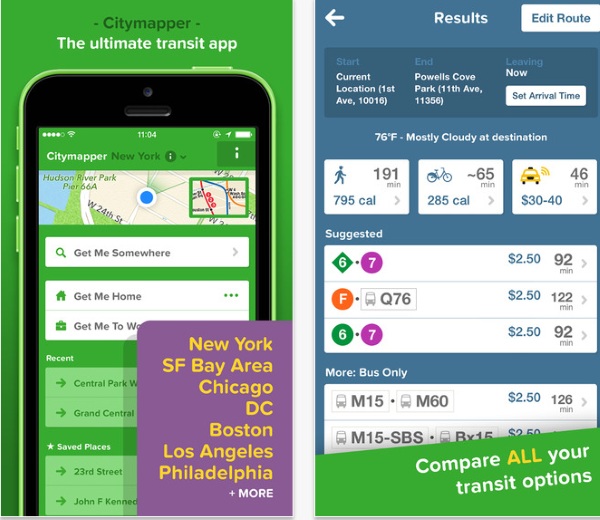 Citymapper – use buses in strange cities without fear [FREEWARE]