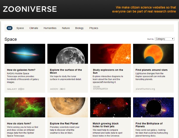 Zooniverse – donate your free time to some crowdsourced science