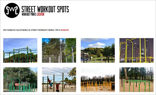 Street Workout Spots – find your free local outdoor gym parks in a snap