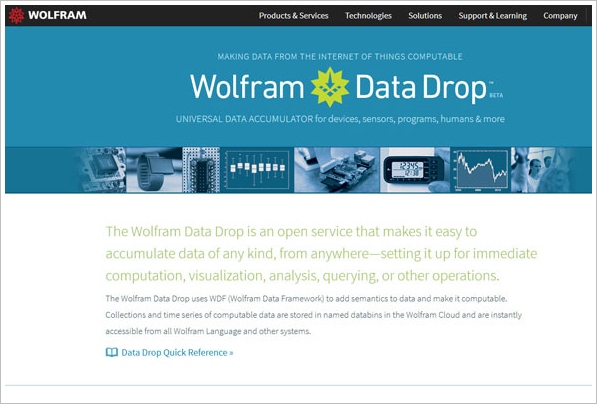 Wolfram Data Drop – the coolest new geek service you’ve never heard of