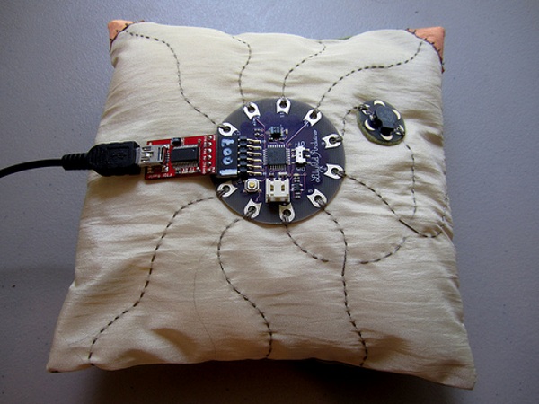 Musical Pillow using LilyPad