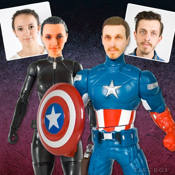 Personalized Superhero Action Figures – turn your likeness into a superhero