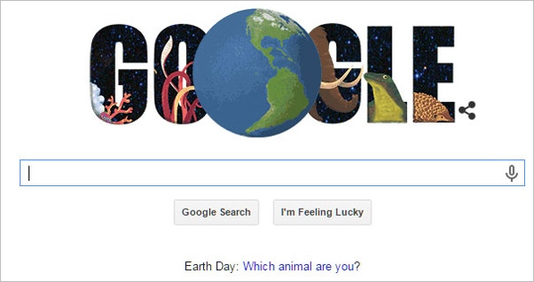 Google Earth Day – what kind of animal are you?