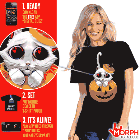 Cute Kitty Eyes T-Shirt – the ultimate smartphone fashion statement