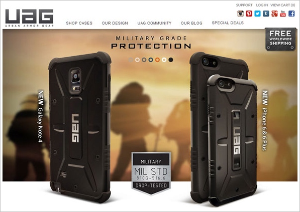 UAG Military Grade Cases – ultra tough, military grade protection for your gadgets