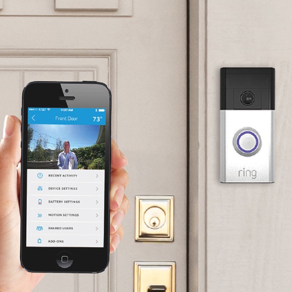 Ring Wi-Fi Enabled Video Doorbell – see who’s coming to visit without leaving your couch