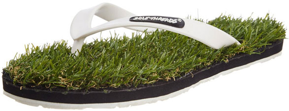 Grass Slippers – so cool, so fake