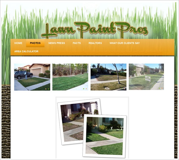 Lawn Paint Pros – beat the drought blues in California with some clever artwork