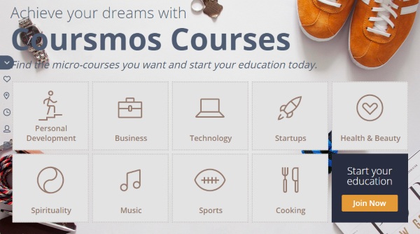 Coursmos – micro-learning for the distracted