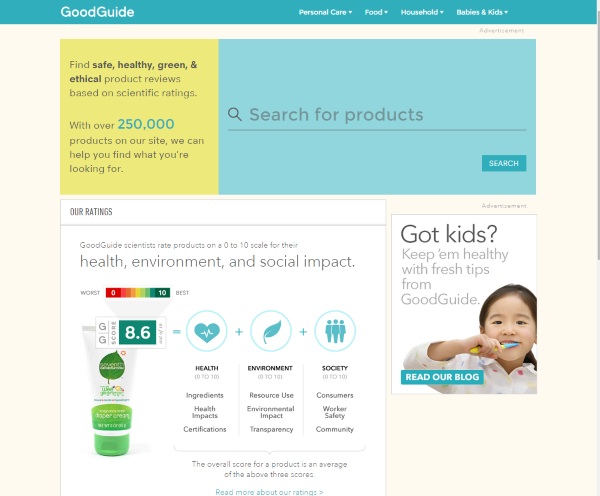 GoodGuide – how green is that product really?