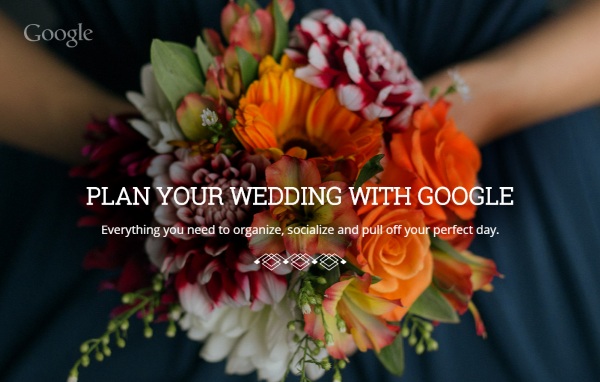 Google Weddings – take the anxiety out of planning your special day
