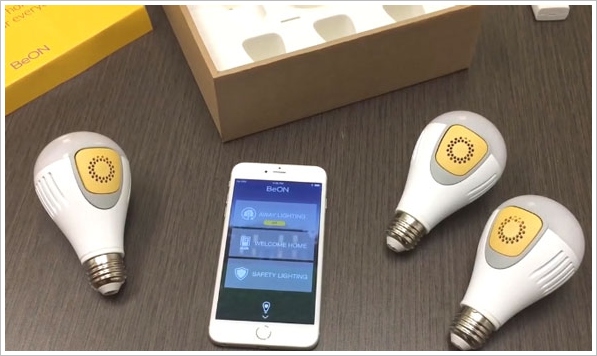 BeOn – these cool light bulbs are also a home security system