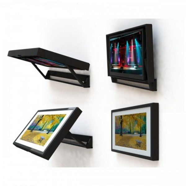 FlipAround Motorized Television Mount – TV when you want it, art when you don’t