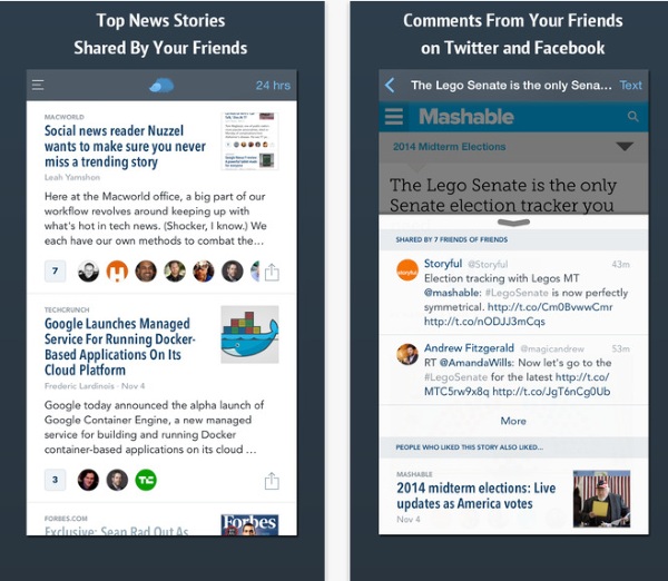 Nuzzle – see what news your friends share without logging in [FREEWARE]