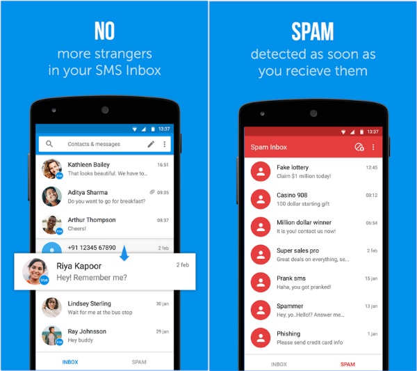 Truemessenger – stop text spam with this app [FREEWARE]