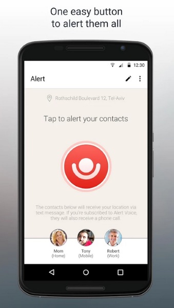 Alert – the one touch help button for your phone