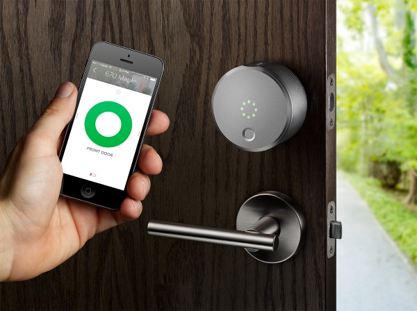August Smart Lock in use