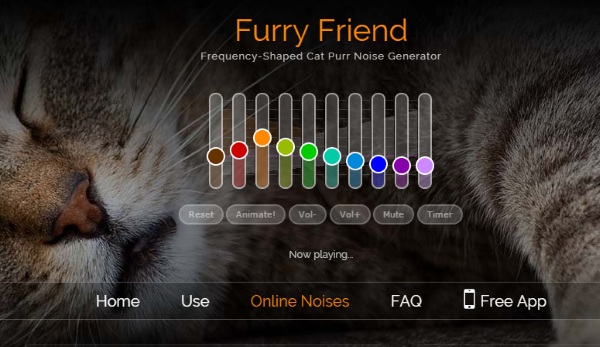 Furry Friend – the site that turns your computer into a kitty