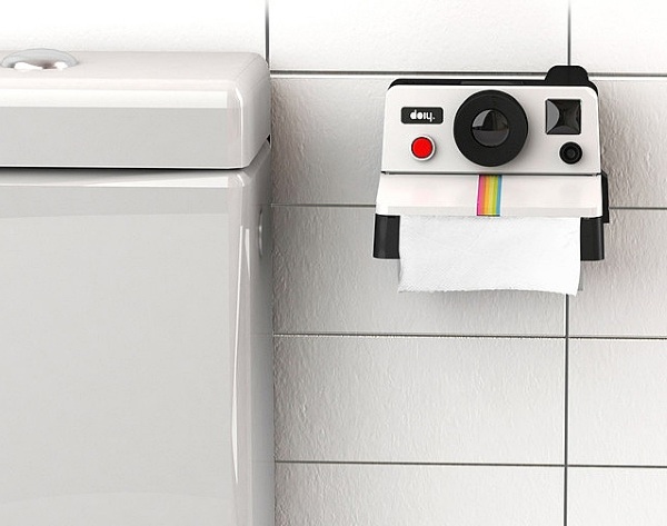 Polaroll Toilet Paper Roll Holder – get that 80s feel in your bathroom