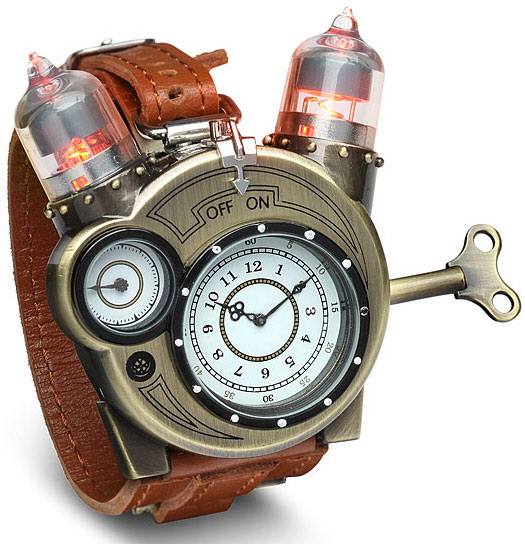 Tesla Watch – steampunk watch fights for attention on your wrist