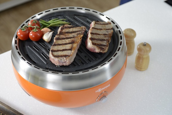 Homping Grill – the portable charcoal grill for grilling anywhere