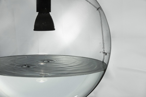 Rain Lamp – turn your floor into a reflective pool, sort of