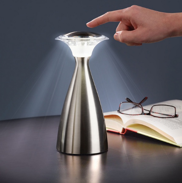 Touch Activated Cordless Lamp – bright light without the tyranny of outlets